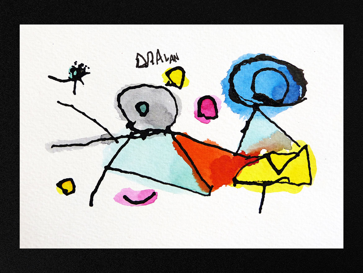 Fondation les Eglantines - Peinture à l'encre