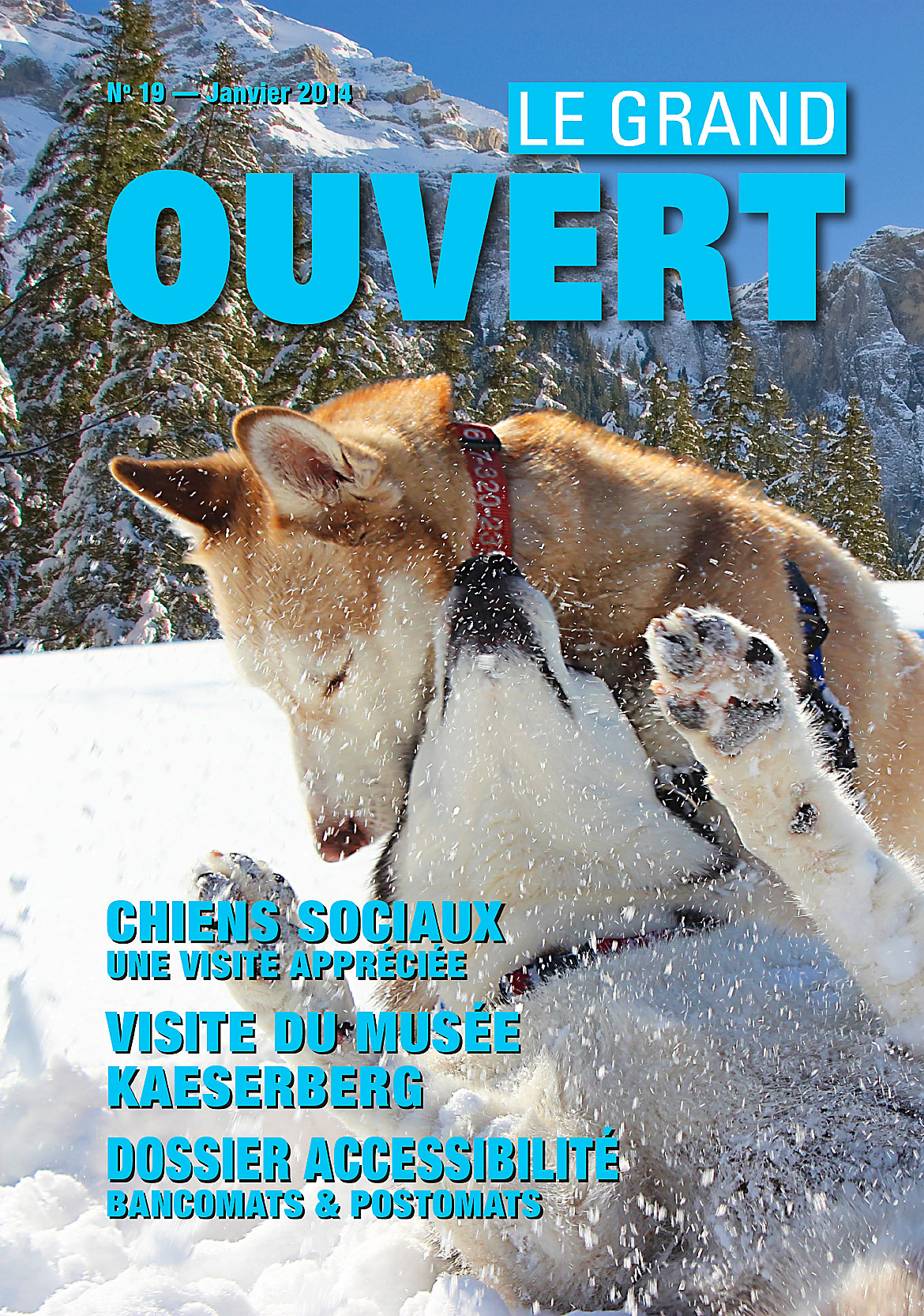 Fondation les Eglantines - Couverture du Journal Grand Ouvert N° 19