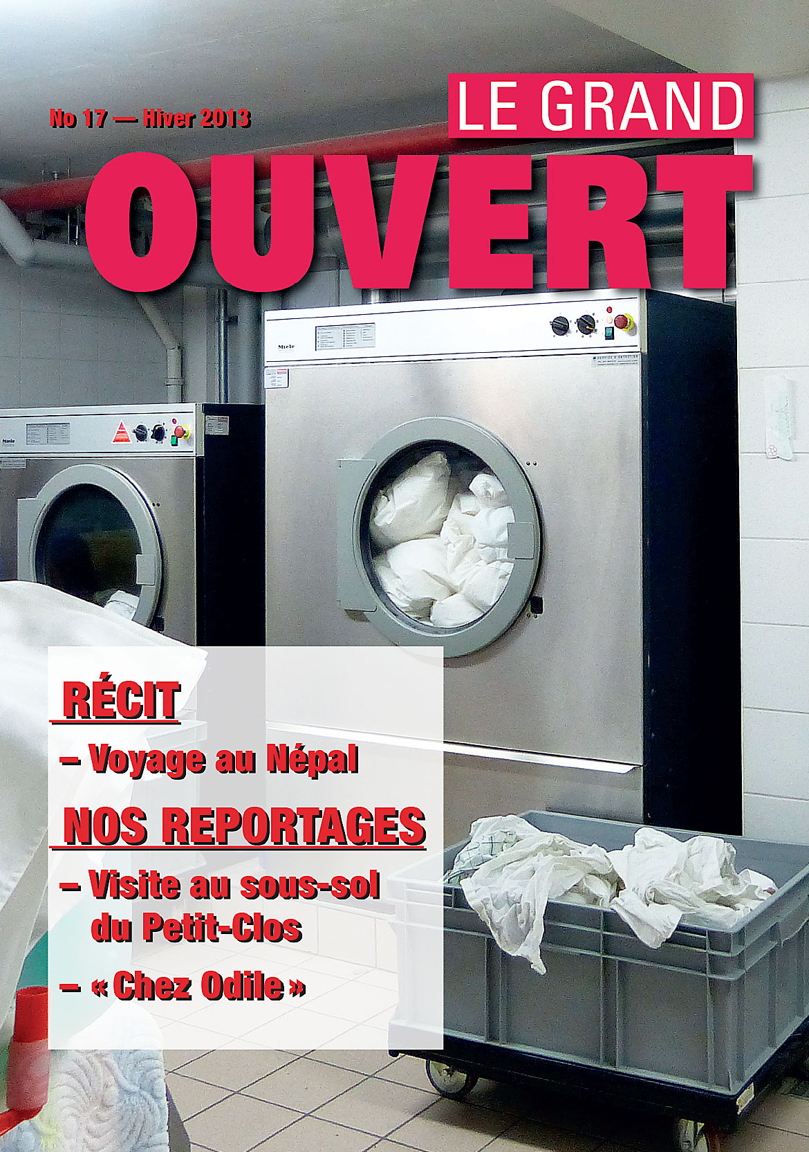 Fondation les Eglantines - Couverture du Journal Grand Ouvert N° 17