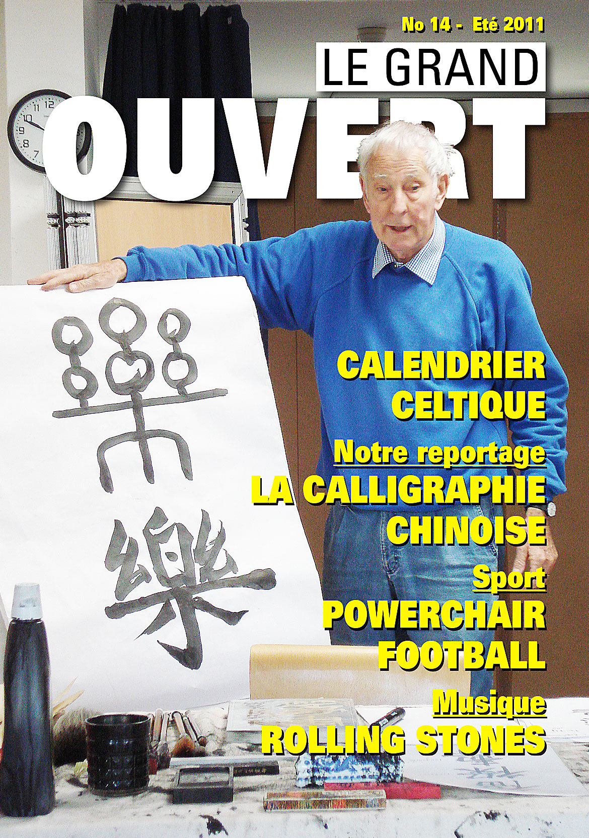 Fondation les Eglantines - Couverture du Journal Grand Ouvert N° 14