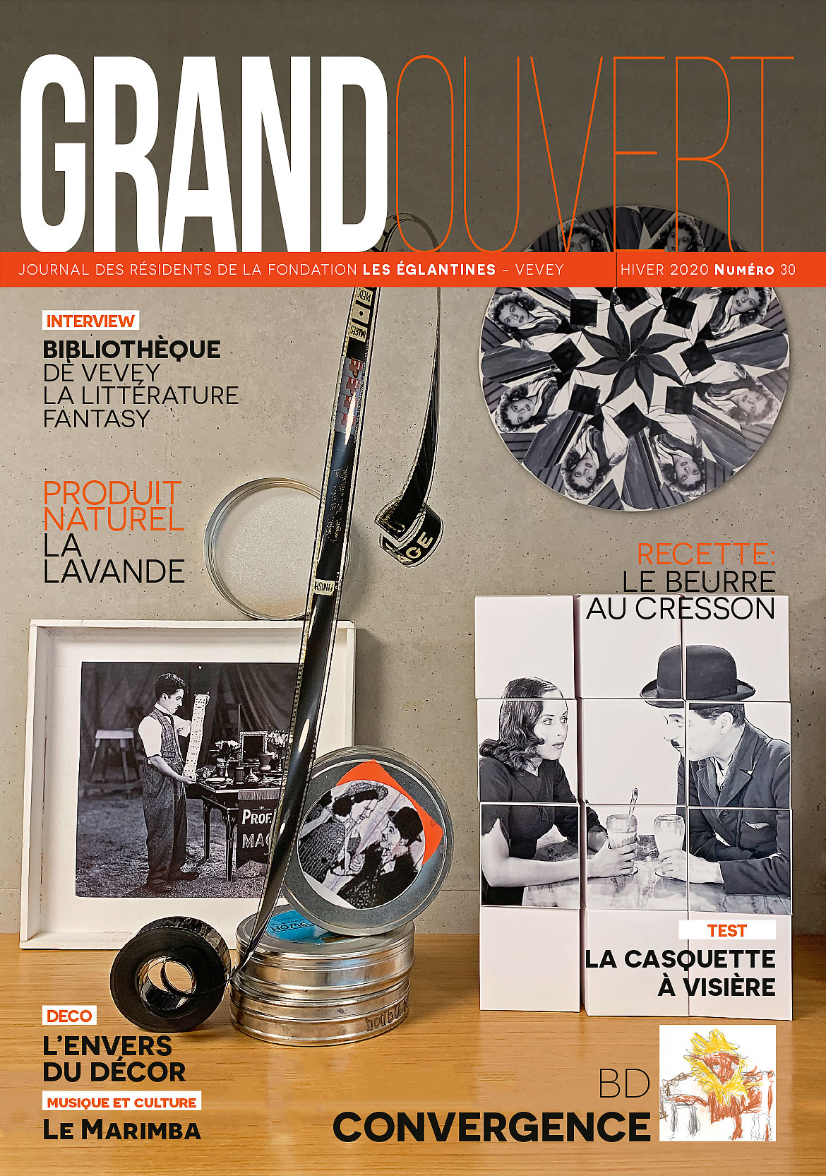 Fondation les Eglantines - Couverture du Journal Grand Ouvert N° 30