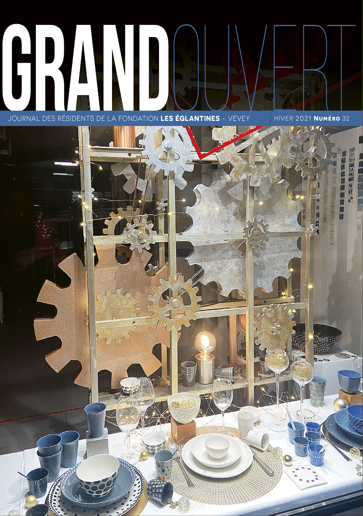 Fondation les Eglantines - Couverture du Journal Grand Ouvert N° 32